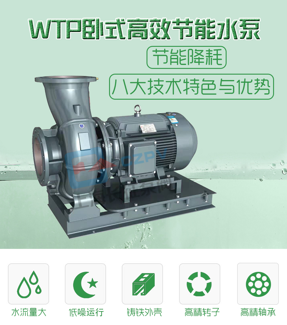 WTP臥式節(jié)能泵詳情